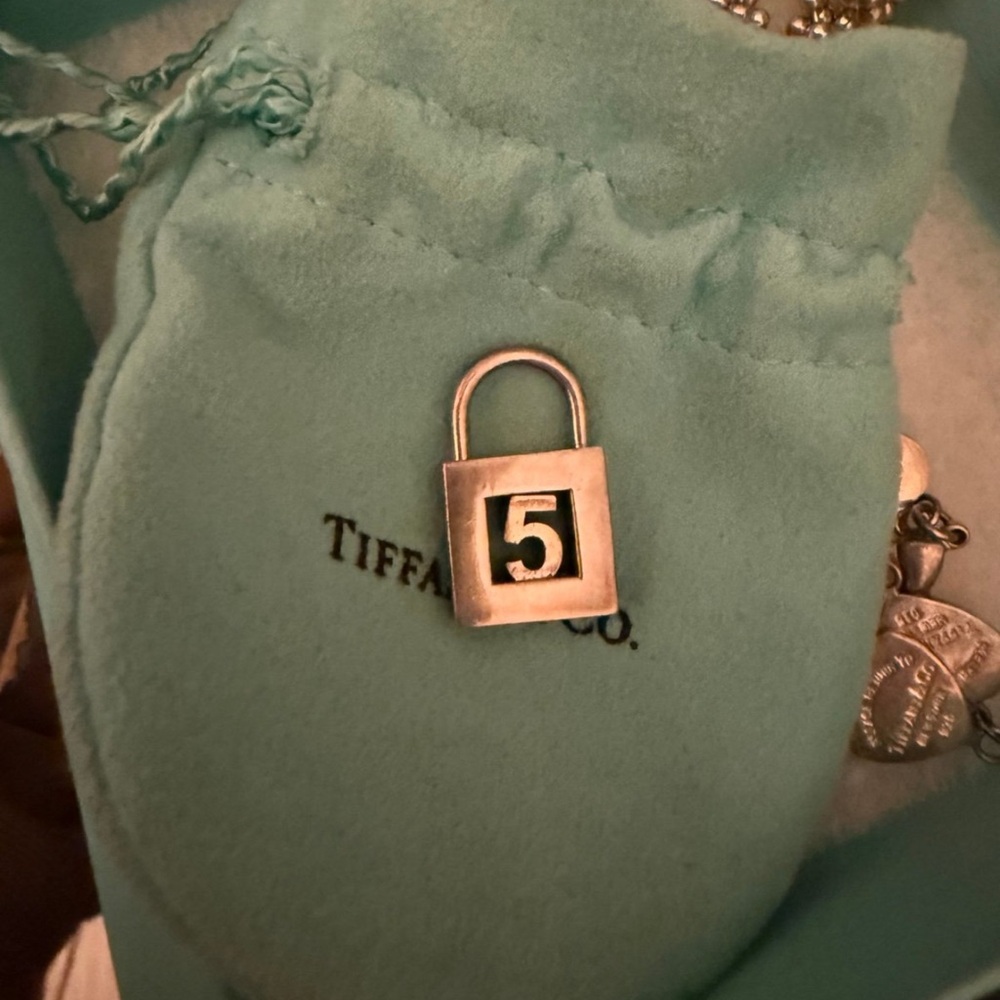 Tiffany & Co. Silver Lock Charm